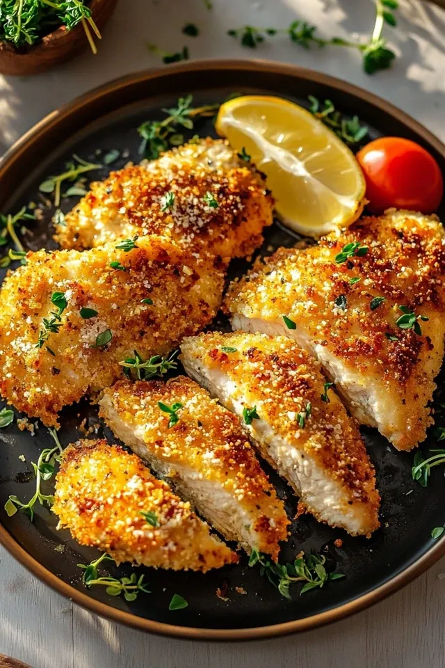 Air Fryer Hähnchen mit Parmesan-Kruste: Knusprig & Lecker