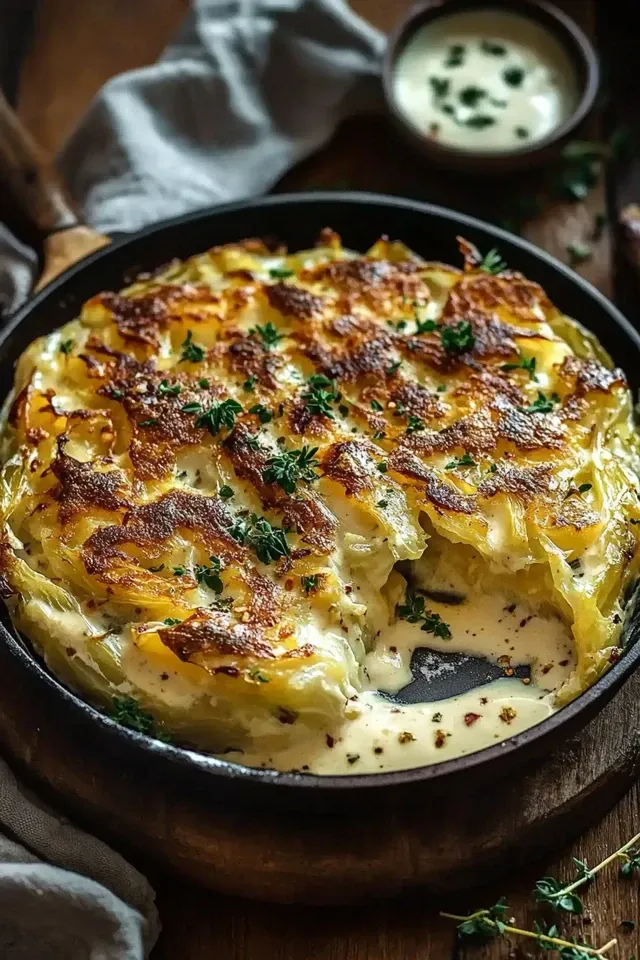 Überbackener Spitzkohl: Cremig, Würzig & Vegetarisch