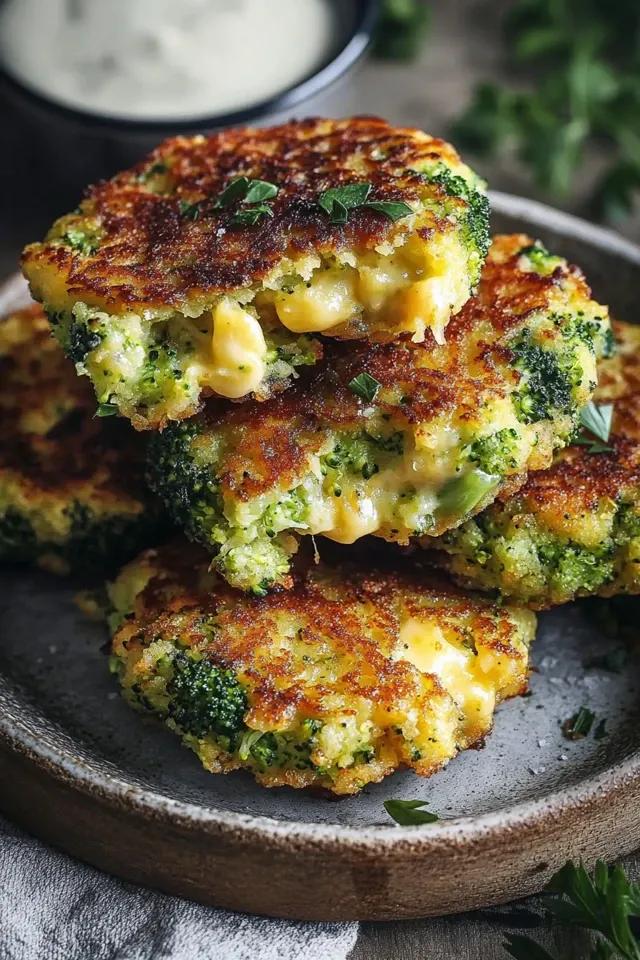 Saftige Brokkoli-Käse-Puffer: Einfaches Familienrezept