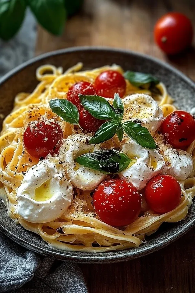 Cremige Burrata-Pasta: Das ultimative italienische Soulfood
