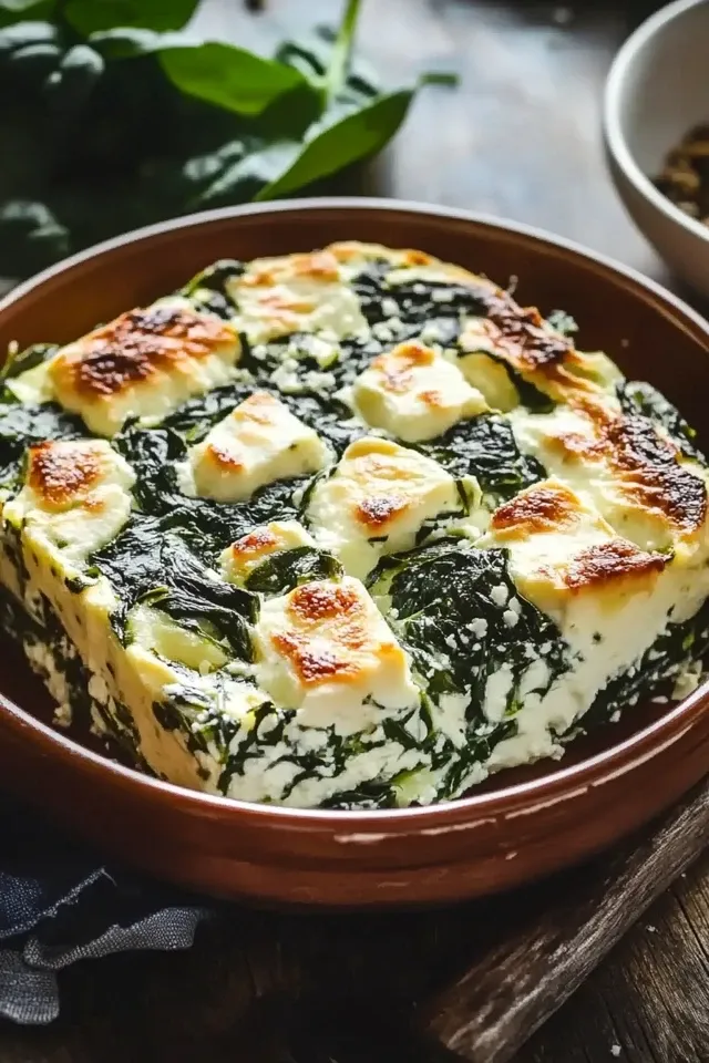 Cremiger Feta-Spinat-Auflauf: Einfach & Schnell