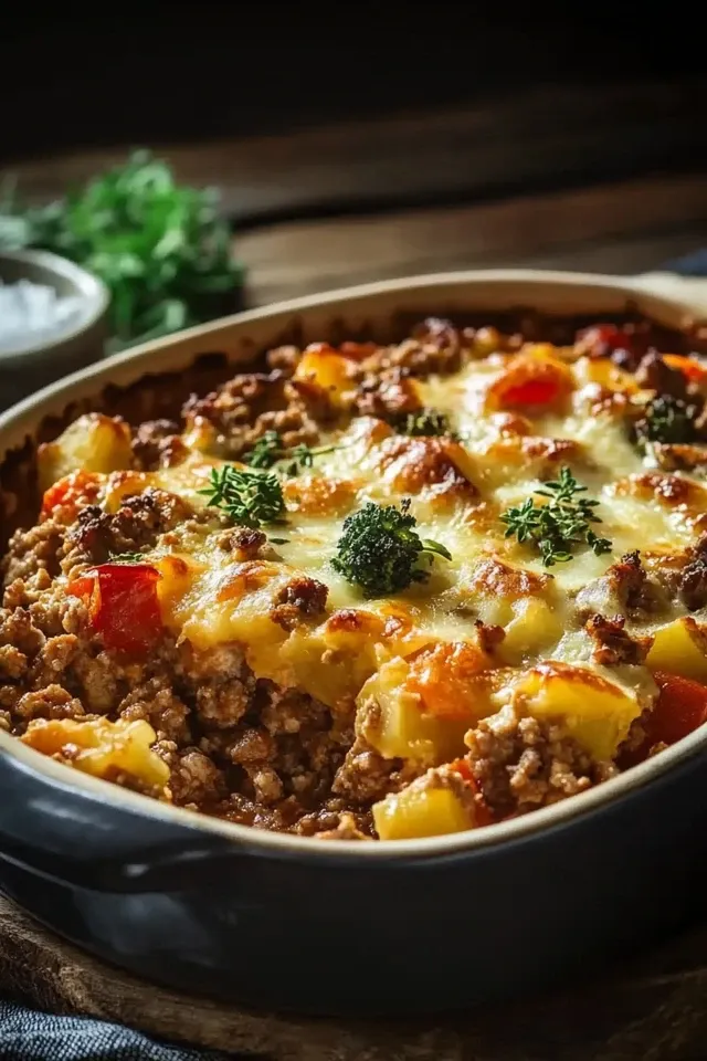 Low Carb Hackfleisch Gemüse Auflauf: Einfach & Lecker