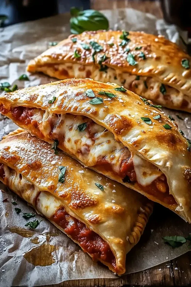 Einfache Pizza-Taschen: Leckere und anpassbare Calzones