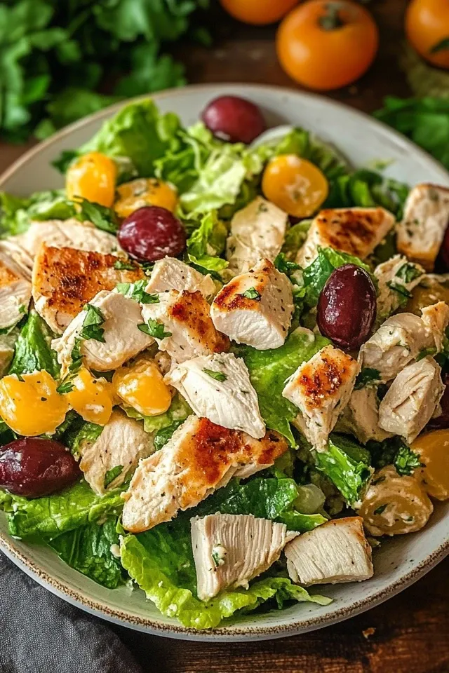 Einfacher Hähnchen Salat: Gesund & Schnell