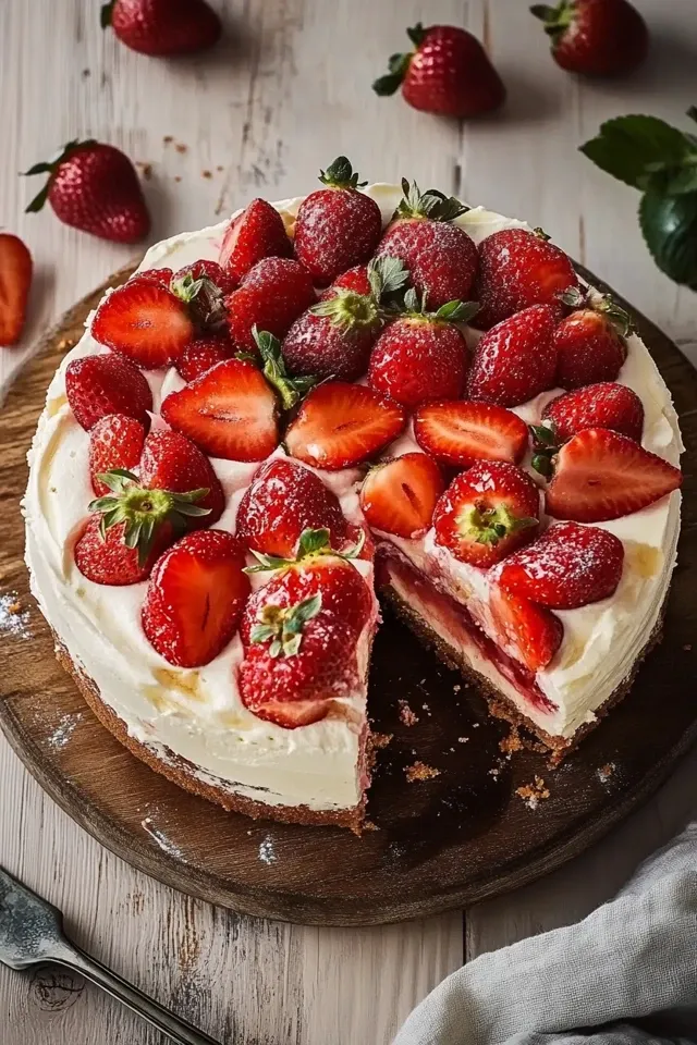 Cremiger Erdbeerkuchen mit Mascarpone – Ein Sommer-Traum