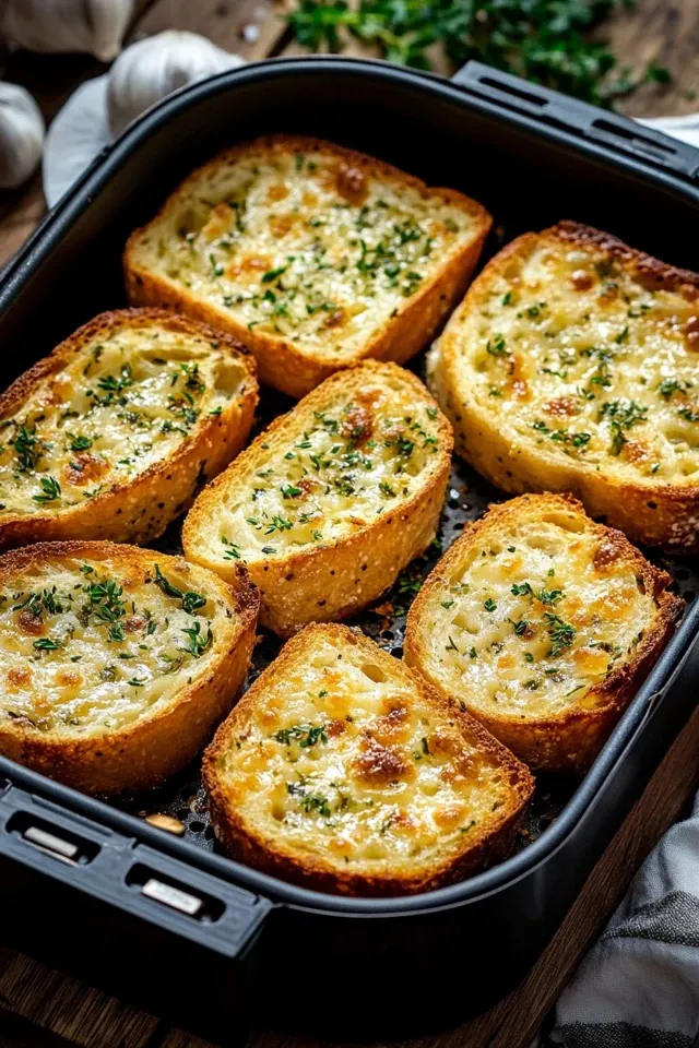 Knoblauchbrot aus dem Airfryer: Schnell & Knusprig