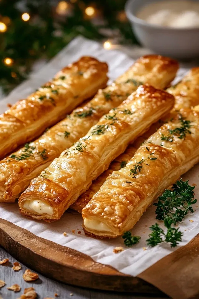 Knusprige Käsestangen mit Kräutern – Einfaches Rezept