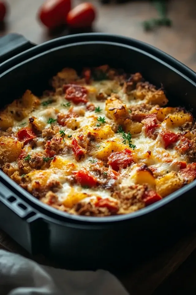 Low Carb Auflauf aus dem Airfryer – Schnell & Köstlich