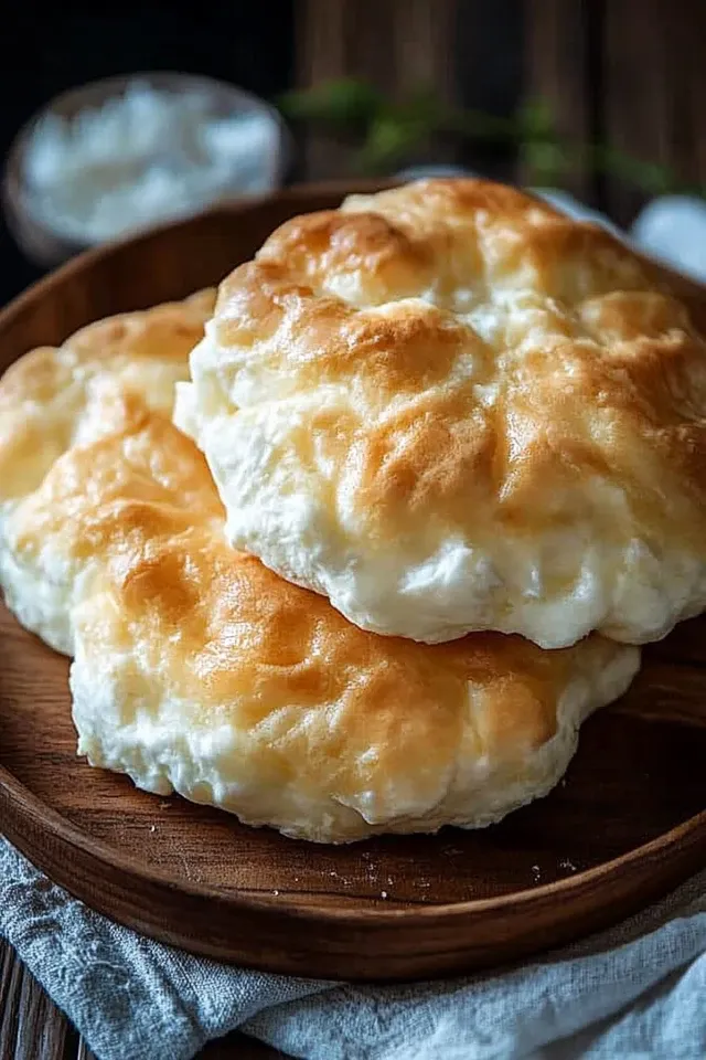 Luftiges Hüttenkäse Cloud Brot: Eiweißreich & Glutenfrei