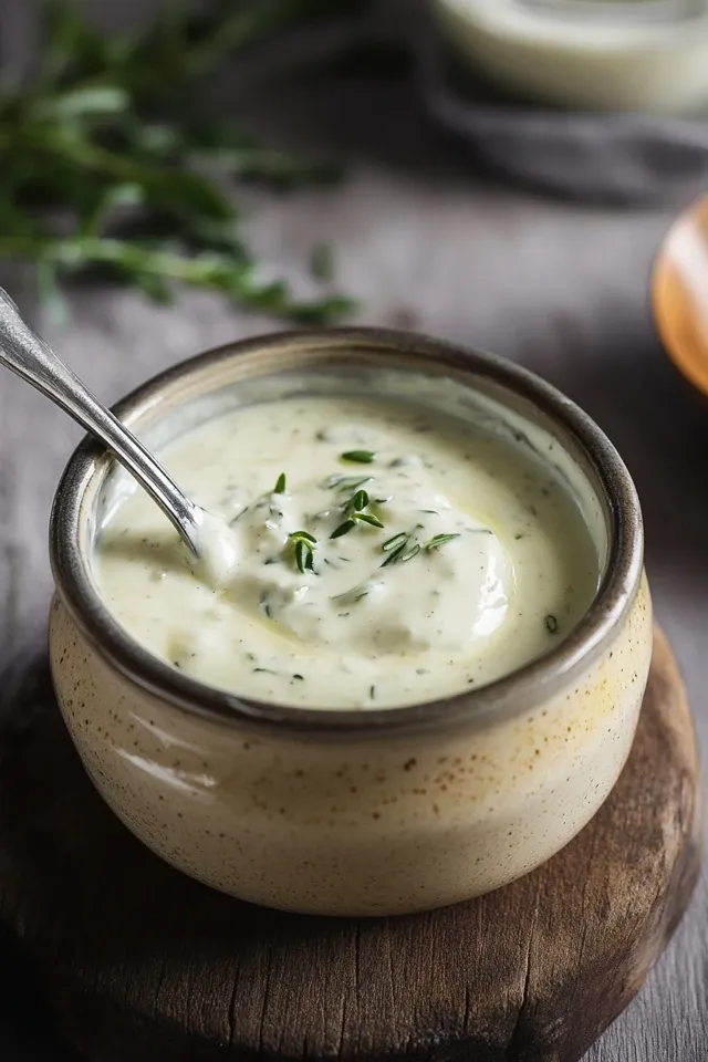 Omas bestes cremiges Joghurt Dressing Rezept