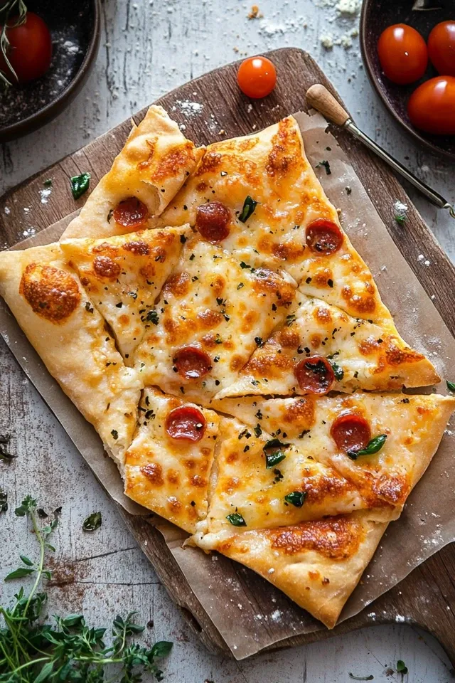 Das ultimative Pizzabrot: Fluffig, würzig und schnell