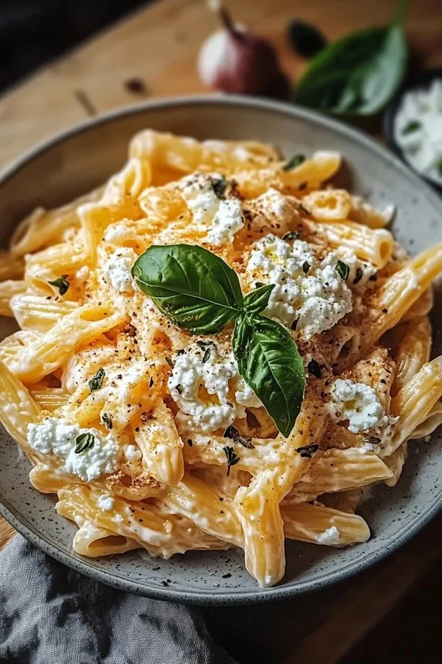 Cremige Protein Nudeln mit Hüttenkäse – Das perfekte Fitness-Rezept