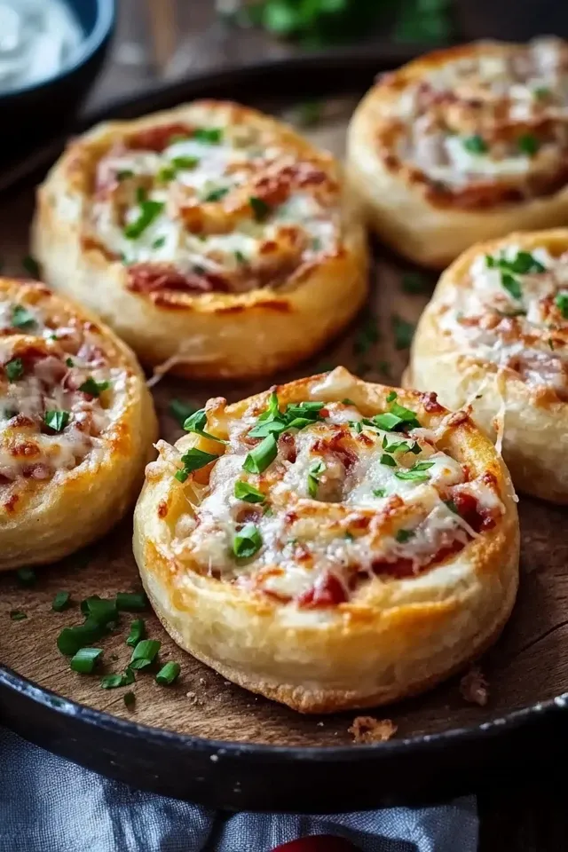 Schnelle Pizzabrötchen mit Schmand: In 20 Min. fertig