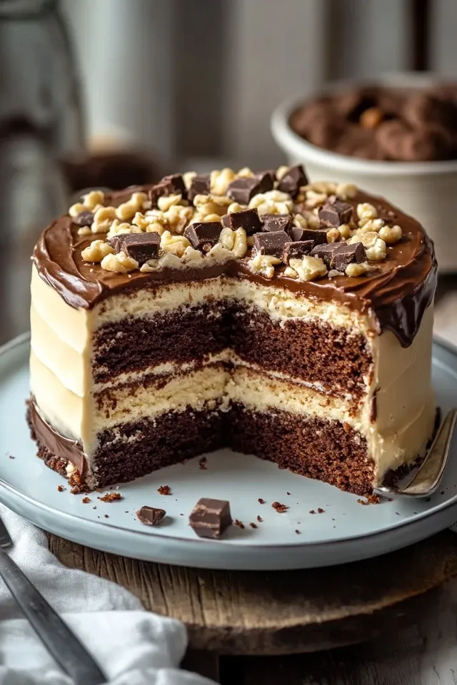 Ultimative Snickers Torte: Ein Schokoladentraum