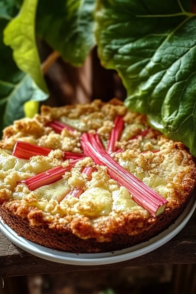 Saftige Rhabarber-Streuselkuchen: Ein Frühlings-Traum