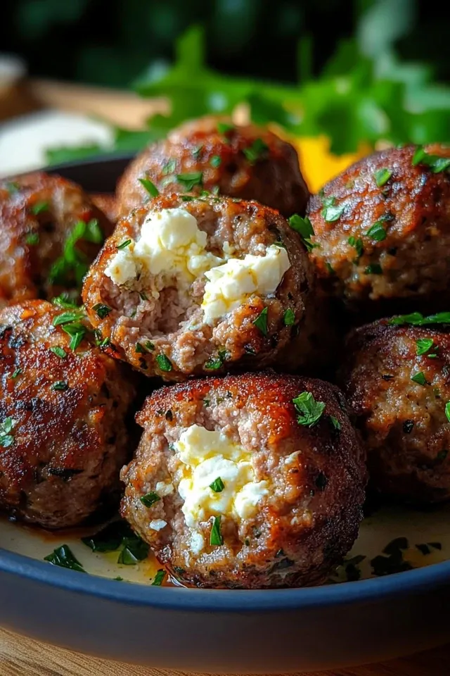 Saftige Bifteki mit Schafskäse: Das beste griechische Rezept