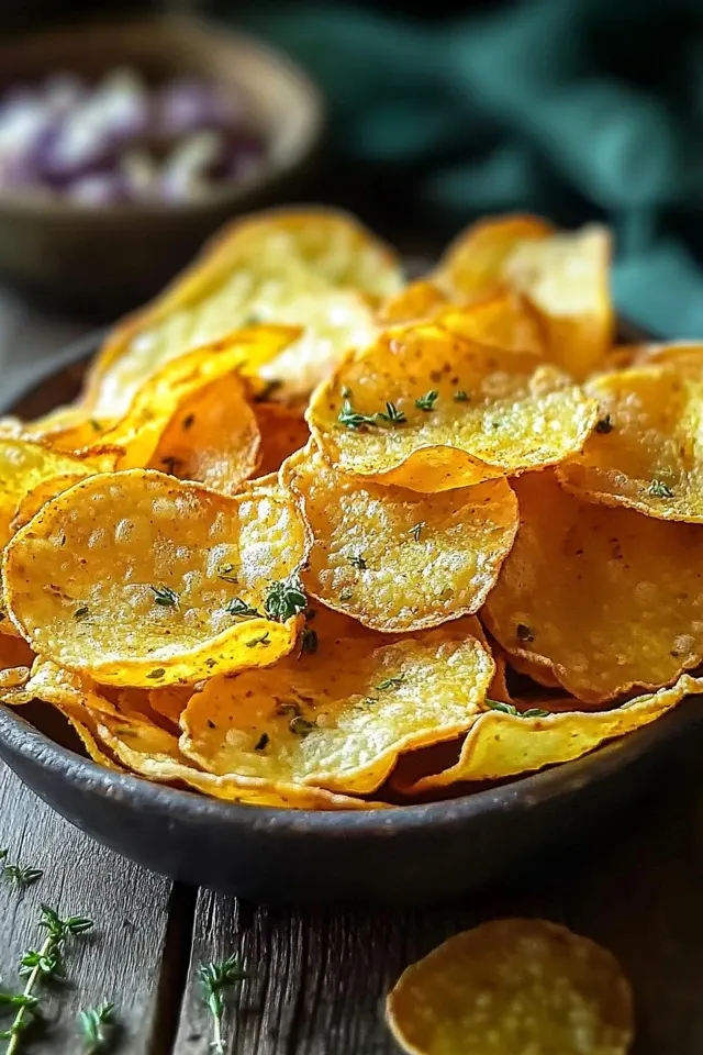 Knusprige Kohlrabi-Curry-Chips: Der perfekte Snack
