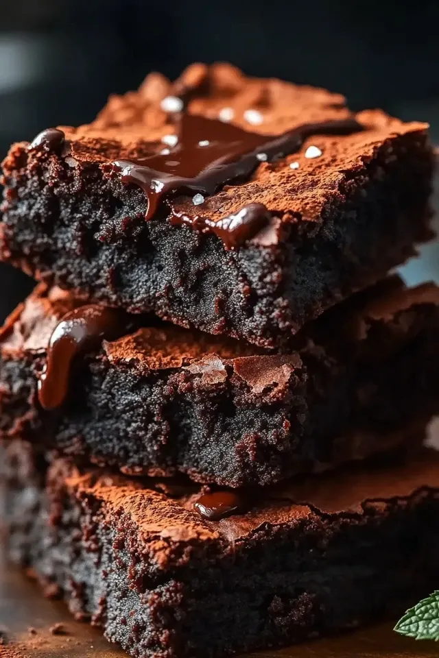 Hüttenkäse Protein Brownies: Fudgy & Schokoladig