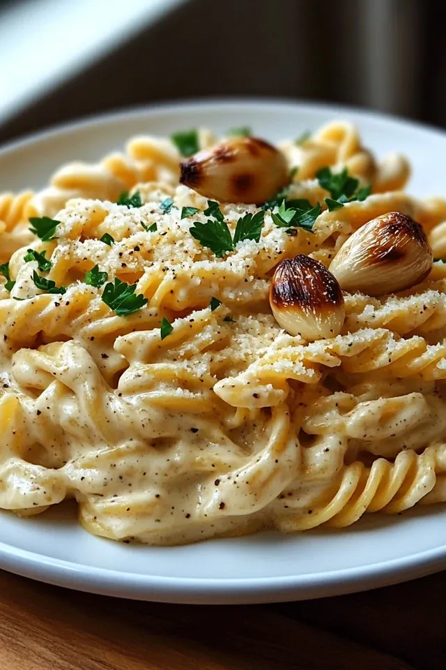 Cremige Knoblauch Parmesan Pasta – Ein Genuss für jeden Tag