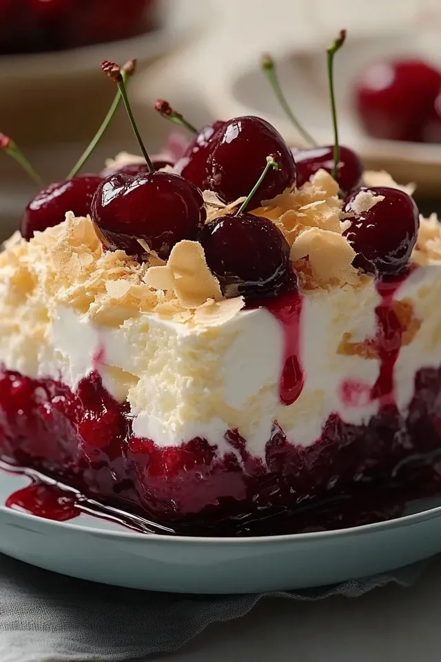Engelscreme Dessert Rezept mit Kirsch-Extrakt