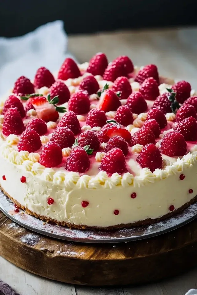 Erdbeer Himbeer Torte: Fruchtiges Highlight für Gäste