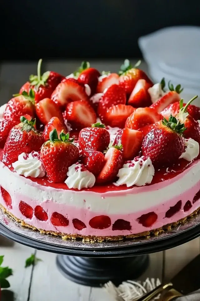 Cremige Erdbeer-Joghurt-Torte: Die ultimative Erfrischung