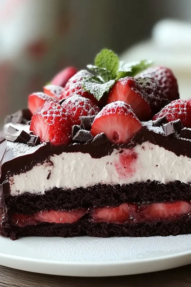 Erdbeer-Schoko-Torte: Ein unwiderstehliches Dessert für jede Feier