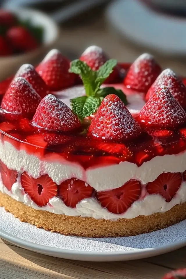 Erdbeertorte mit Mascarponecreme – Ein Genuss für die Sinne