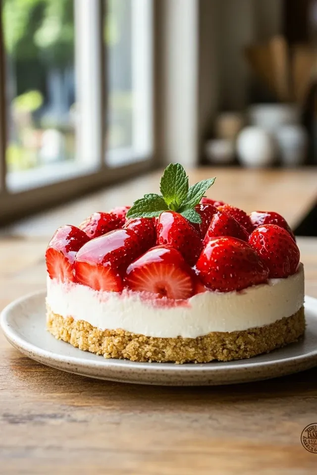 Erdbeertorte ohne Backen: Ein fruchtiger Genuss für jeden Anlass