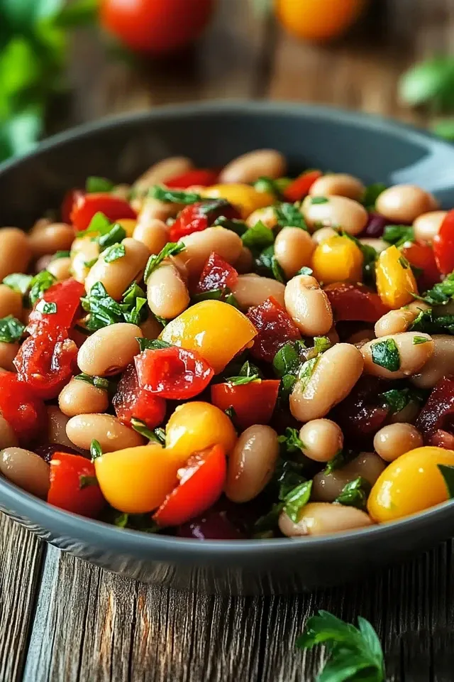 Frischer Bohnensalat mit Tomaten: Schnell & Gesund
