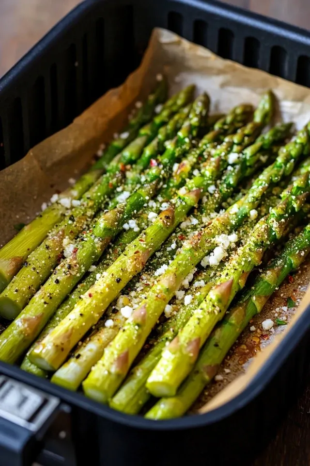 Perfekter Grüner Spargel aus dem Airfryer