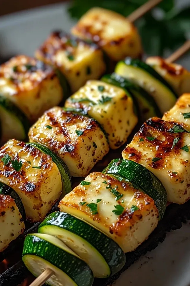 Halloumi Zucchini Spieße: Dein perfektes Grill-Rezept