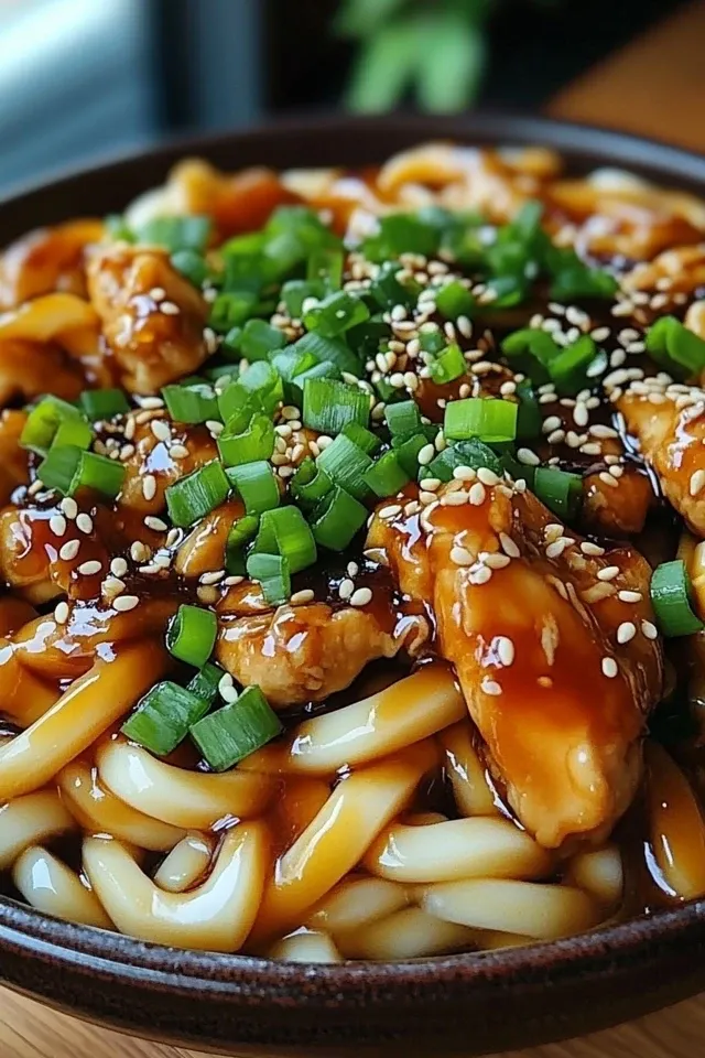 Hähnchen Teriyaki Udon Nudeln – Ein unwiderstehliches Rezept