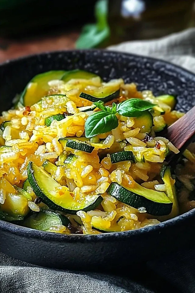 Ultimative Zucchini Reis Pfanne: Schnell & Gesund