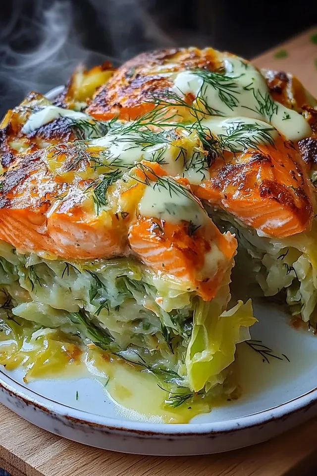 Lachs-Spitzkohl-Auflauf – Ein Genuss, der begeistert