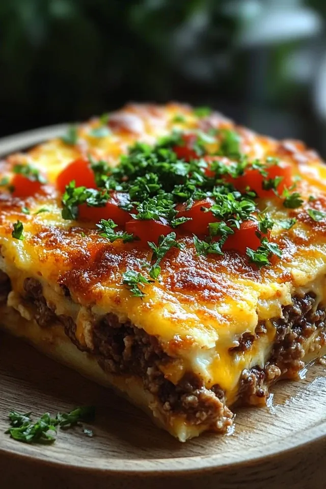 Saftiger Low Carb Cheeseburger Auflauf – Einfach & Schnell