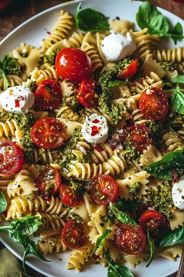 Cremiger Pesto-Nudelsalat: Das perfekte Rezept für den Abend