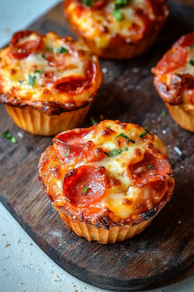 Saftige Low-Carb Pizza-Muffins für Genießer