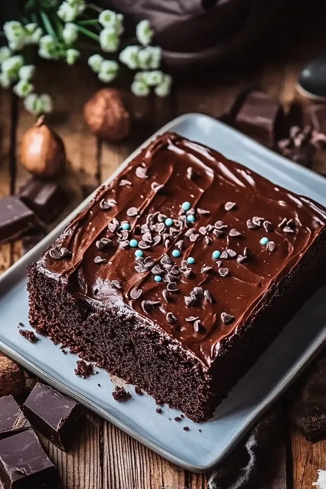 Saftiger Schokokuchen vom Blech – Schnell & Einfach