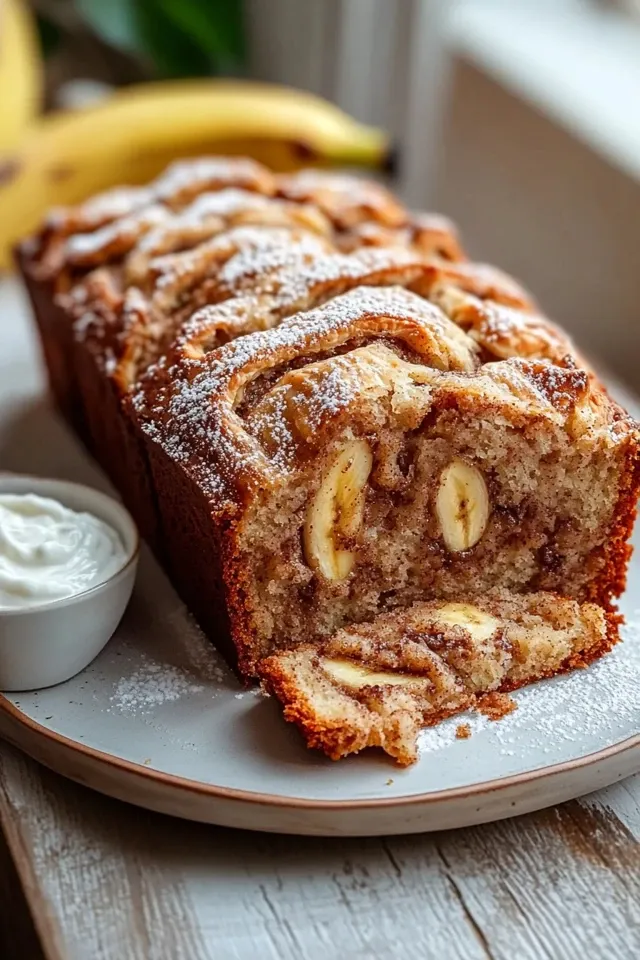 Veganes Zimt Strudel Bananenbrot – Himmlischer Genuss!