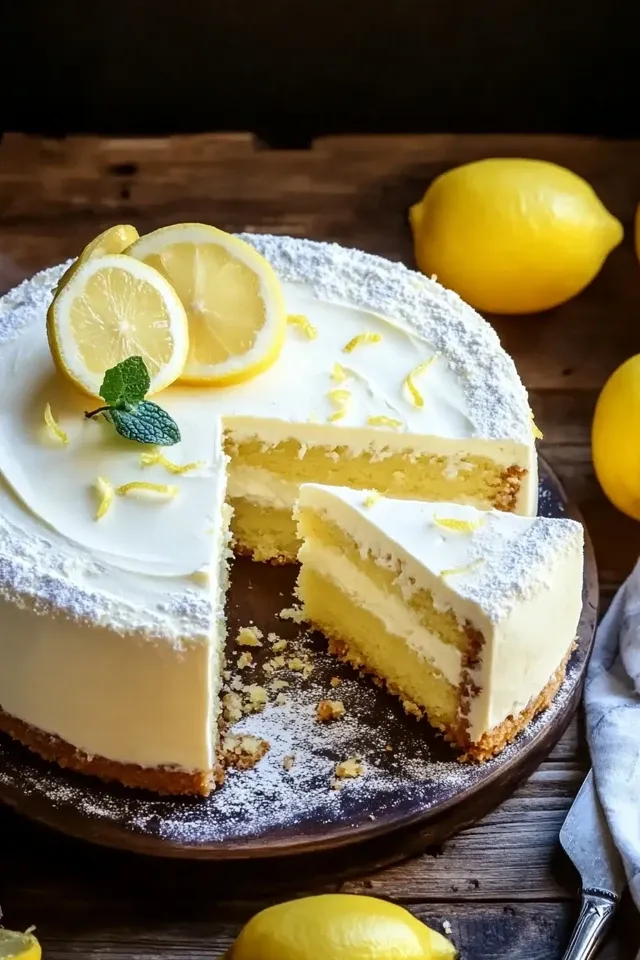 Zitronen Mascarpone Torte: Cremiges Dessert-Highlight