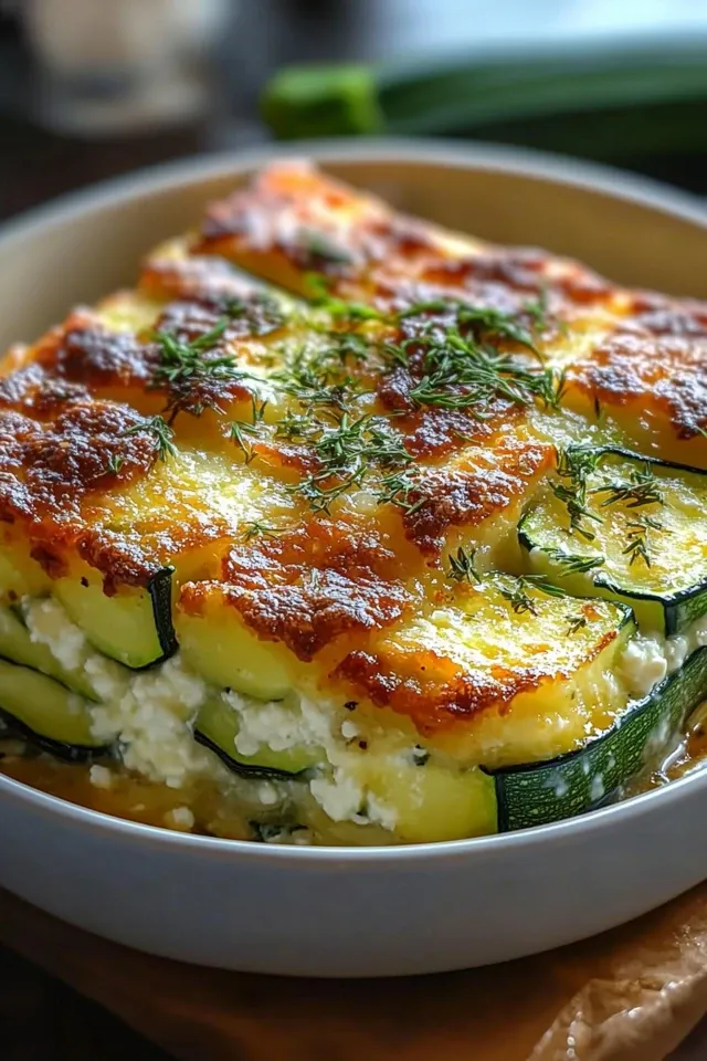 Zucchini-Hüttenkäse-Auflauf: Ein proteinreicher Genuss