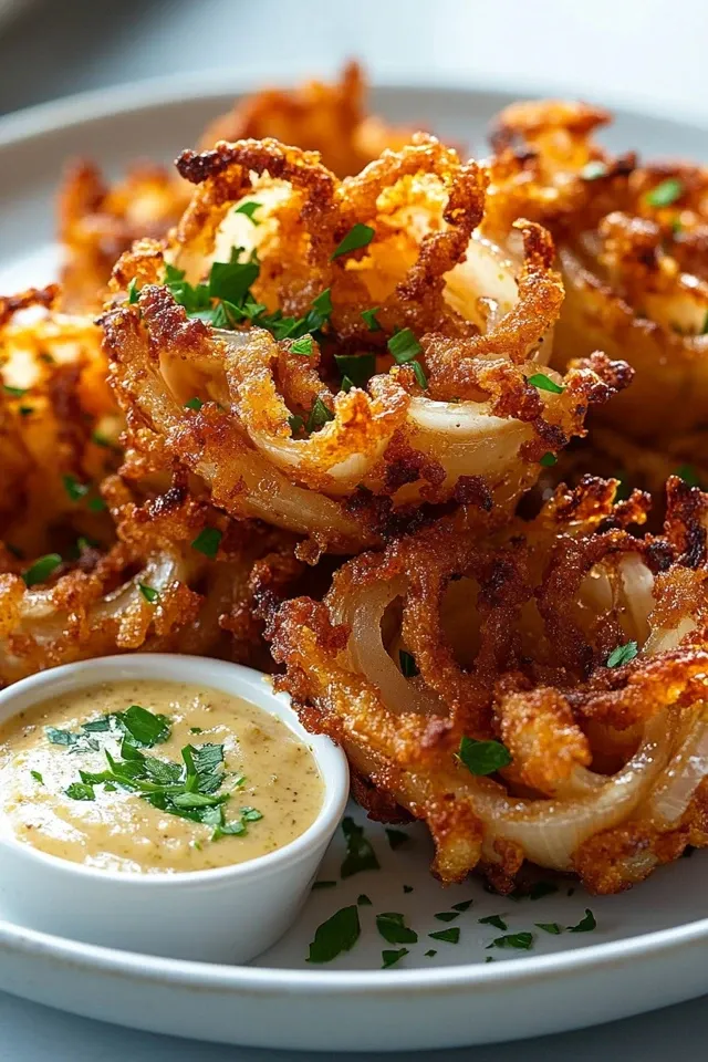 Air Fryer Knusprige Mini Blooming Onions: Dein Snack-Hit!