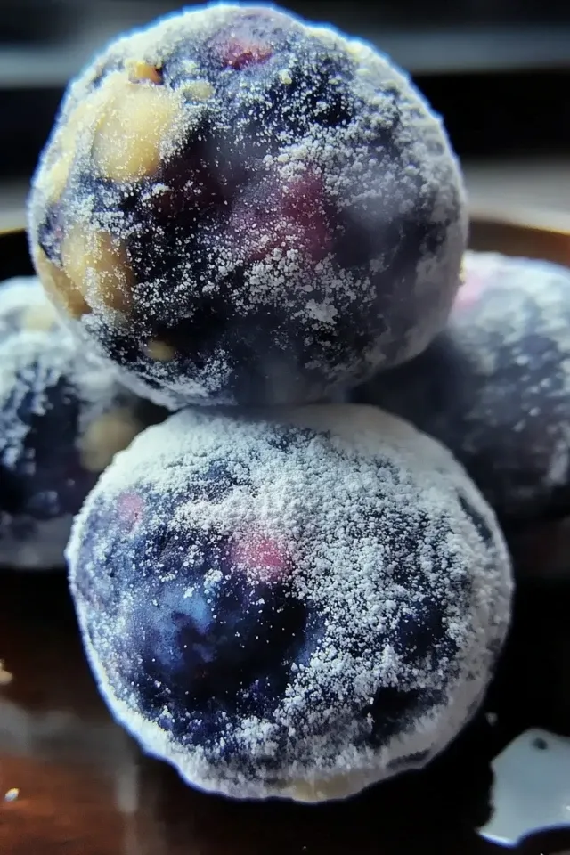 Blaubeer Proteinbällchen: Gesund und Lecker