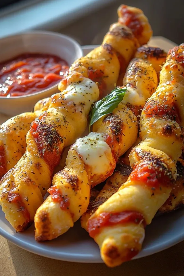 Blitz-Rezept: Knusprige Gedrehte Pizzastangen