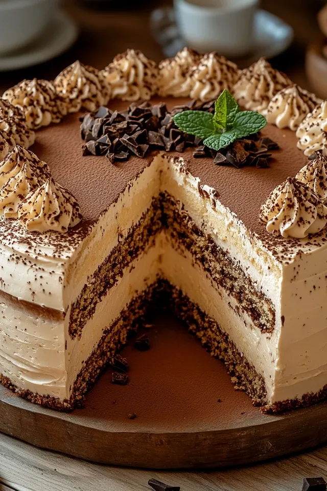 Cremige Eiskaffee Sahne Torte – Verführerisches Dessert für heiße Tage