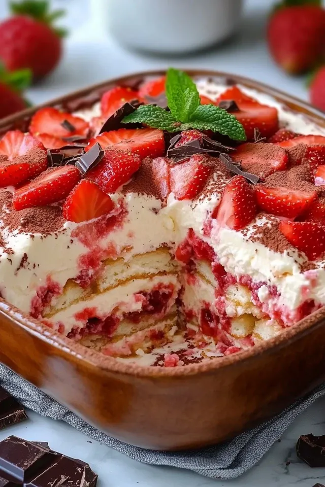 Erdbeertiramisu: Ein Genuss für die Sinne