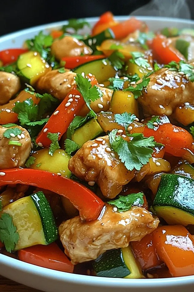 Gemüsepfanne mit Hähnchen – Ein schnelles und gesundes Rezept