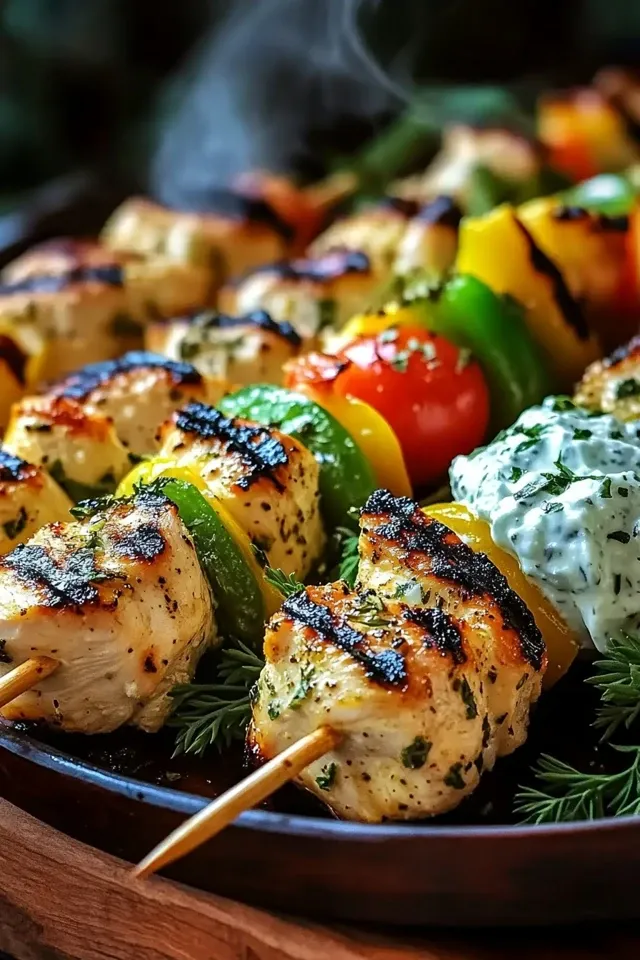 Griechische Zitronen Hähnchenspieße – Ein Genuss für jeden Anlass