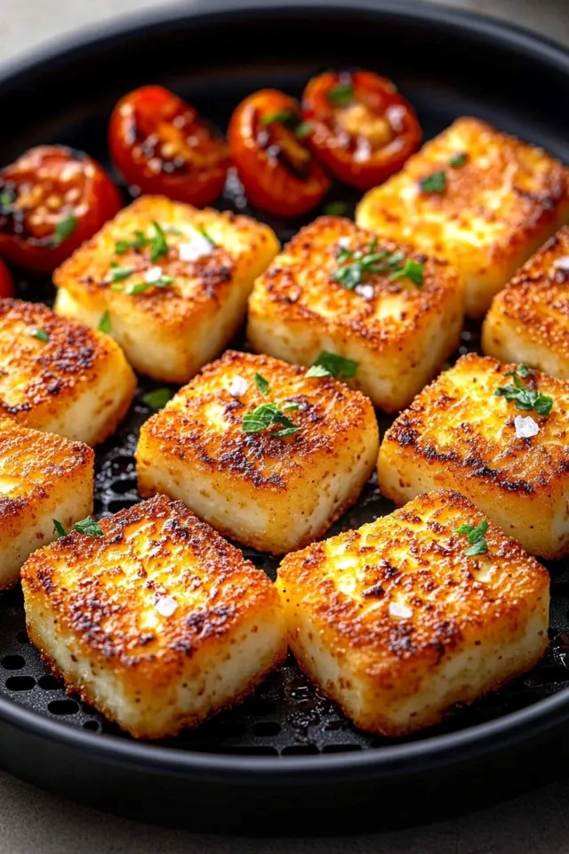 Knuspriger Halloumi aus dem Airfryer – Einfach und Schnell